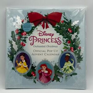 Disney Princess Enchanted Christmas Official Pop-Up Advent Calendar 25 Ornaments